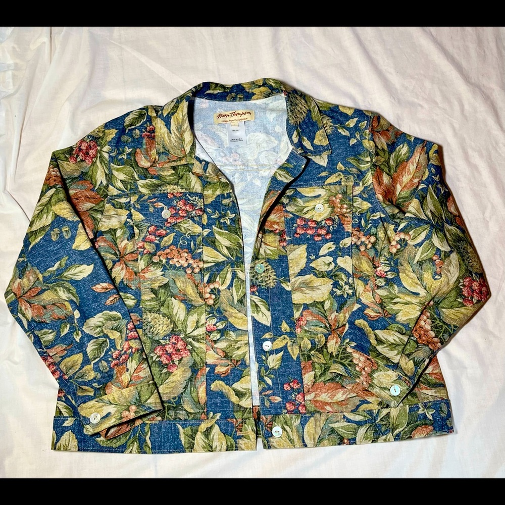 Norm Thompson lightweight coat 100% cotton